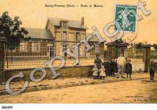 Ville de BOISSYFRESNOY, carte postale ancienne