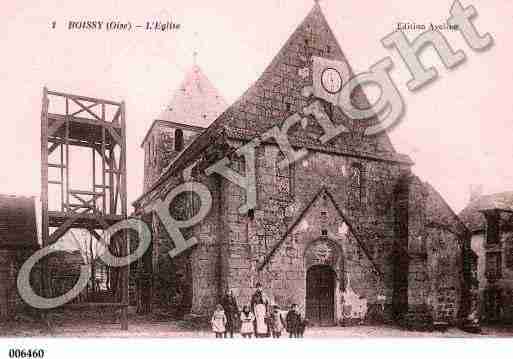 Ville de BOISSYFRESNOY, carte postale ancienne