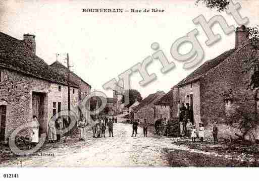 Ville de BOURBERAIN, carte postale ancienne