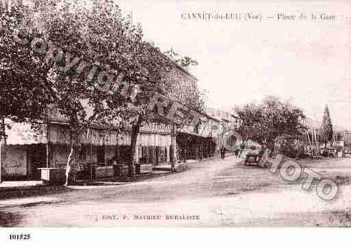 Ville de CANNETDESMAURES(LE), carte postale ancienne