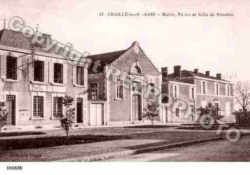 Ville de CHAILLELESMARAIS, carte postale ancienne