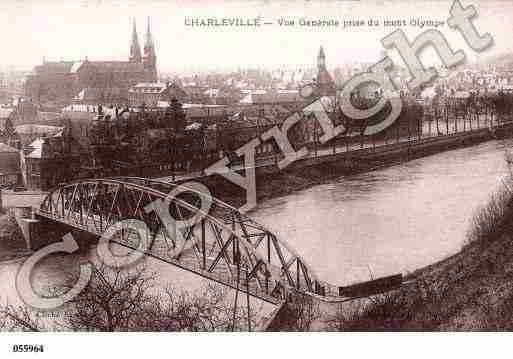 Ville de CHARLEVILLEMEZIERES, carte postale ancienne