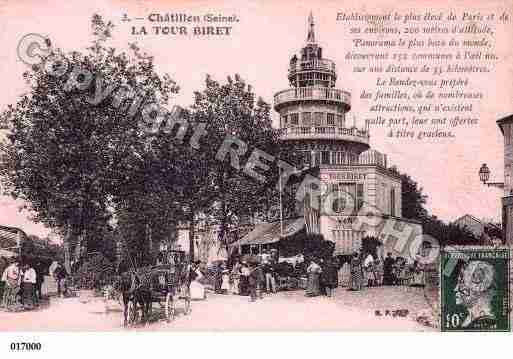 Ville de CHATILLON, carte postale ancienne