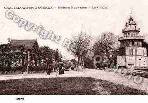 Ville de CHATILLON, carte postale ancienne