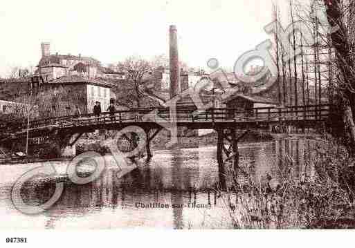 Ville de CHATILLONSURTHOUET, carte postale ancienne