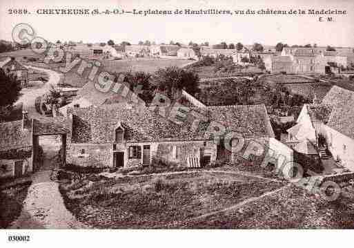 Ville de CHEVREUSE, carte postale ancienne