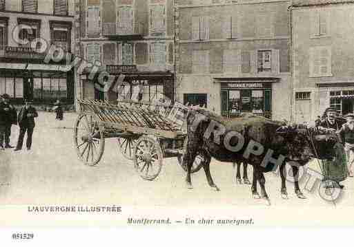 Ville de CLERMONTFERRAND, carte postale ancienne