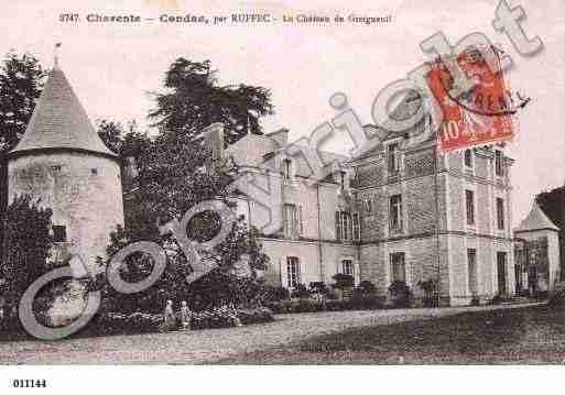 Ville de CONDAC, carte postale ancienne