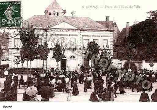 Ville de COSNESURLOIRE, carte postale ancienne