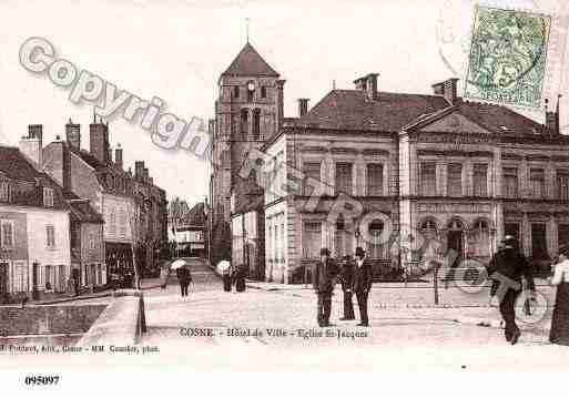 Ville de COSNESURLOIRE, carte postale ancienne