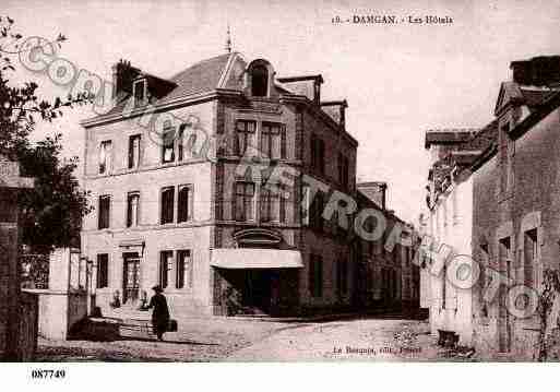 Ville de DAMGAN, carte postale ancienne