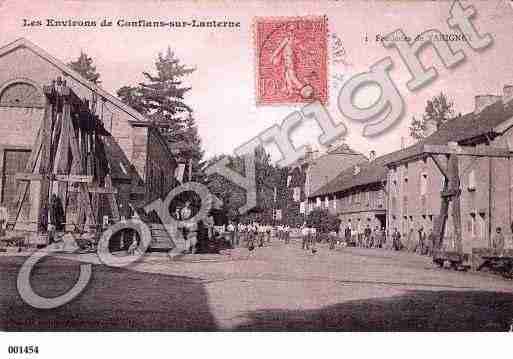 Ville de DAMPIERRELESCONFLANS, carte postale ancienne