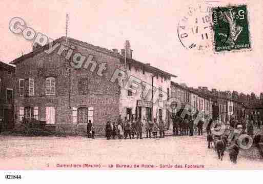 Ville de DAMVILLERS, carte postale ancienne