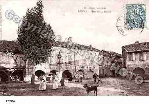 Ville de DUNES, carte postale ancienne