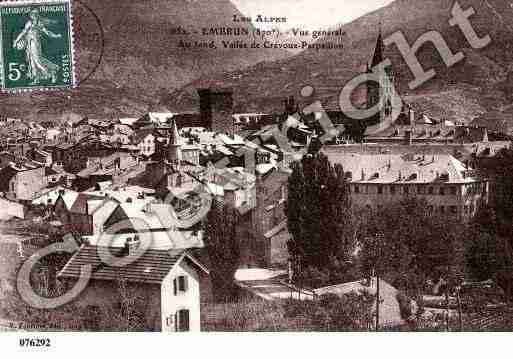 Ville de EMBRUN, carte postale ancienne