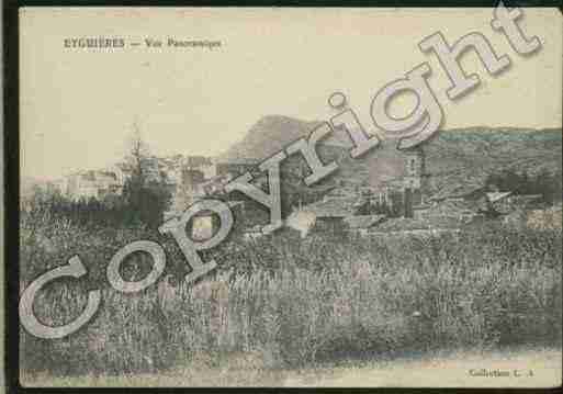Ville de EYGUIERES, carte postale ancienne