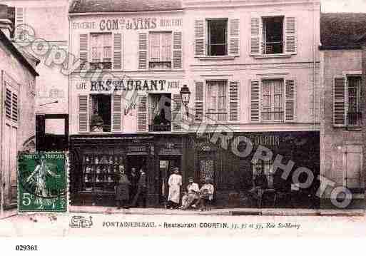 Ville de FONTAINEBLEAU, carte postale ancienne