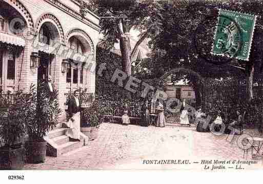 Ville de FONTAINEBLEAU, carte postale ancienne