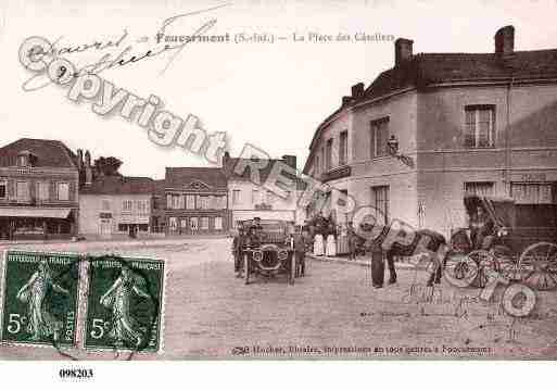 Ville de FOUCARMONT, carte postale ancienne