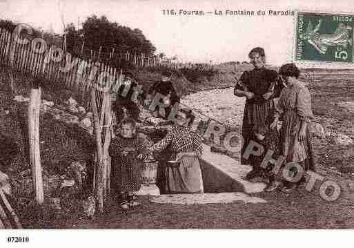 Ville de FOURAS, carte postale ancienne