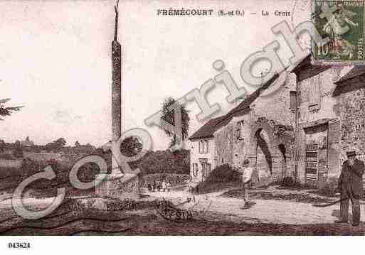 Ville de FREMECOURT, carte postale ancienne