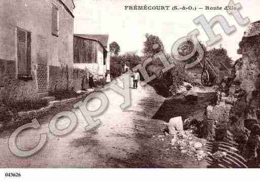 Ville de FREMECOURT, carte postale ancienne