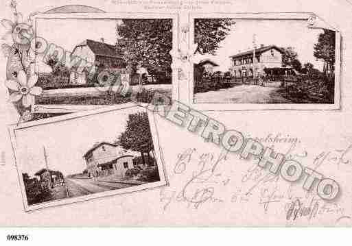 Ville de GEISPOLSHEIM, carte postale ancienne