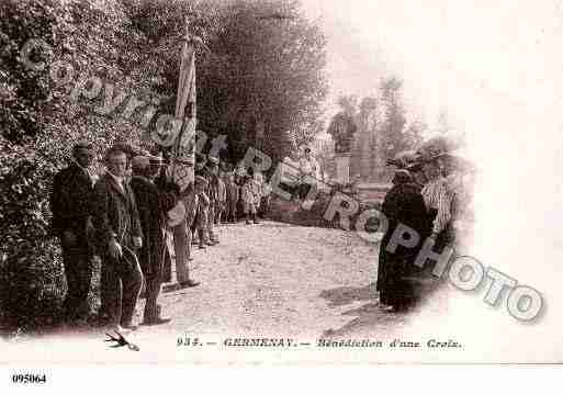 Ville de GERMENAY, carte postale ancienne