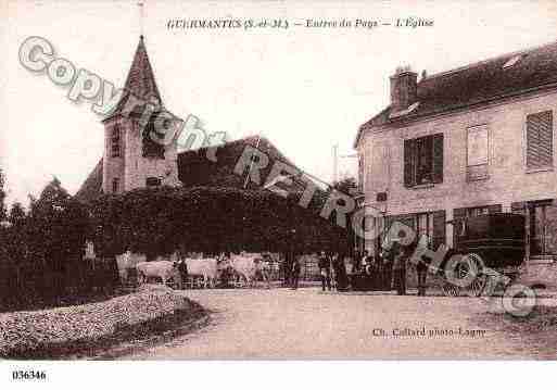 Ville de GUERMANTES, carte postale ancienne