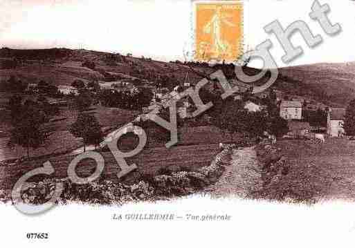 Ville de GUILLERMIE(LA), carte postale ancienne