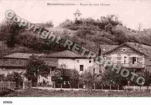 Ville de HAUTERIVES, carte postale ancienne