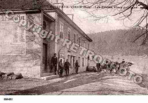 Ville de HOPITAUXVIEUX(LES), carte postale ancienne