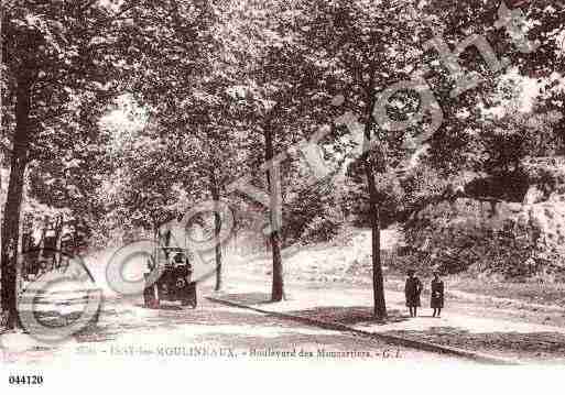 Ville de ISSYLESMOULINEAUX, carte postale ancienne