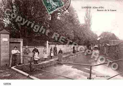 Ville de LADOIXSERRIGNY, carte postale ancienne