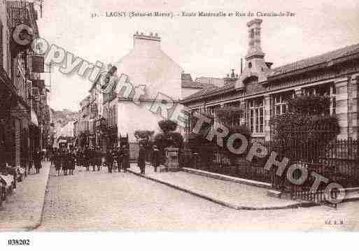 Ville de LAGNYSURMARNE, carte postale ancienne