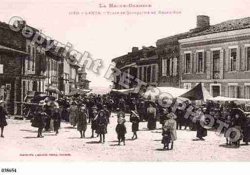 Ville de LANTA, carte postale ancienne