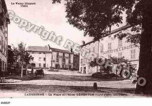 Ville de LAUSSONNE, carte postale ancienne