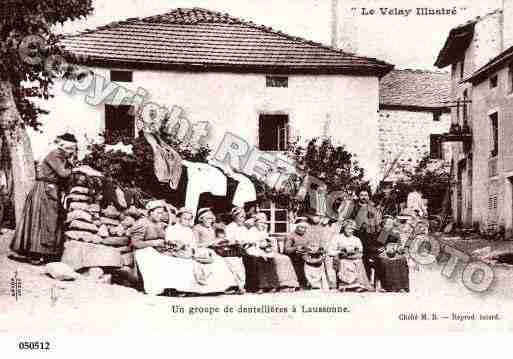 Ville de LAUSSONNE, carte postale ancienne