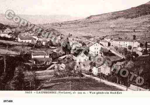 Ville de LAUSSONNE, carte postale ancienne