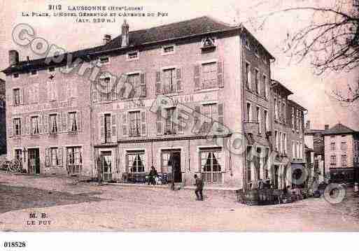 Ville de LAUSSONNE, carte postale ancienne