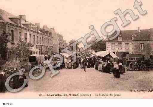 Ville de LAVAVEIXLESMINES, carte postale ancienne