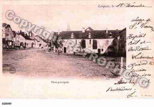 Ville de LONGEAUPERCEY, carte postale ancienne