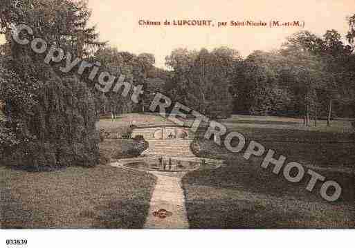 Ville de LUPCOURT, carte postale ancienne