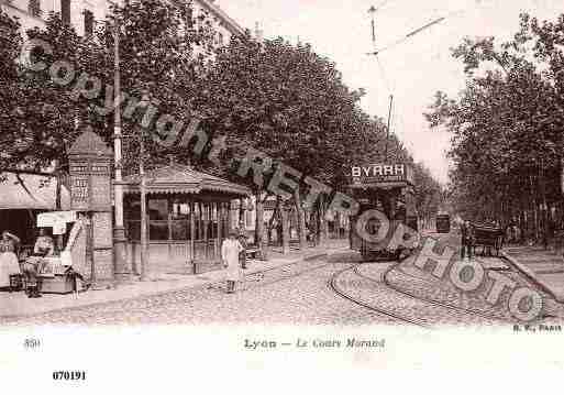 Ville de LYON, carte postale ancienne