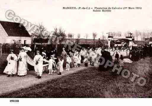 Ville de MAROEUIL, carte postale ancienne