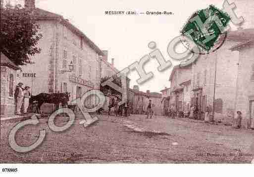 Ville de MESSIMY, carte postale ancienne