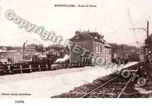 Ville de MONTIVILLIERS, carte postale ancienne