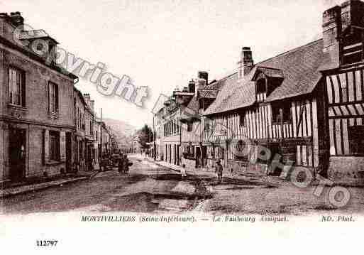 Ville de MONTIVILLIERS, carte postale ancienne