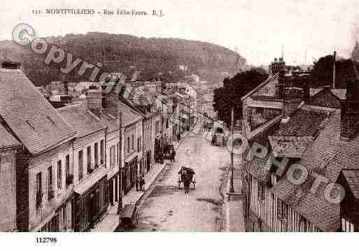 Ville de MONTIVILLIERS, carte postale ancienne