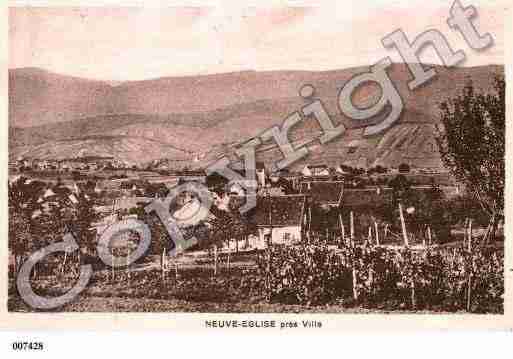 Ville de NEUVEEGLISE, carte postale ancienne